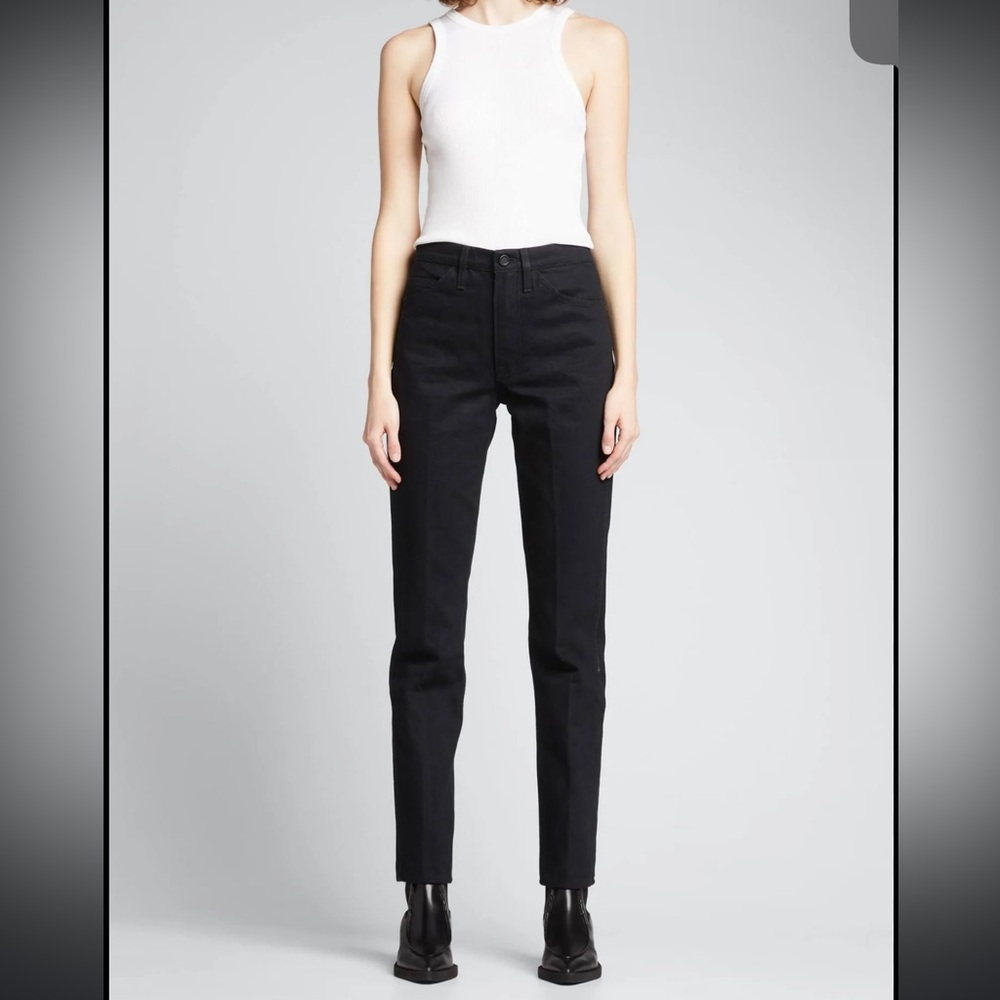 FRAME Le Italien True Straight Jeans $338